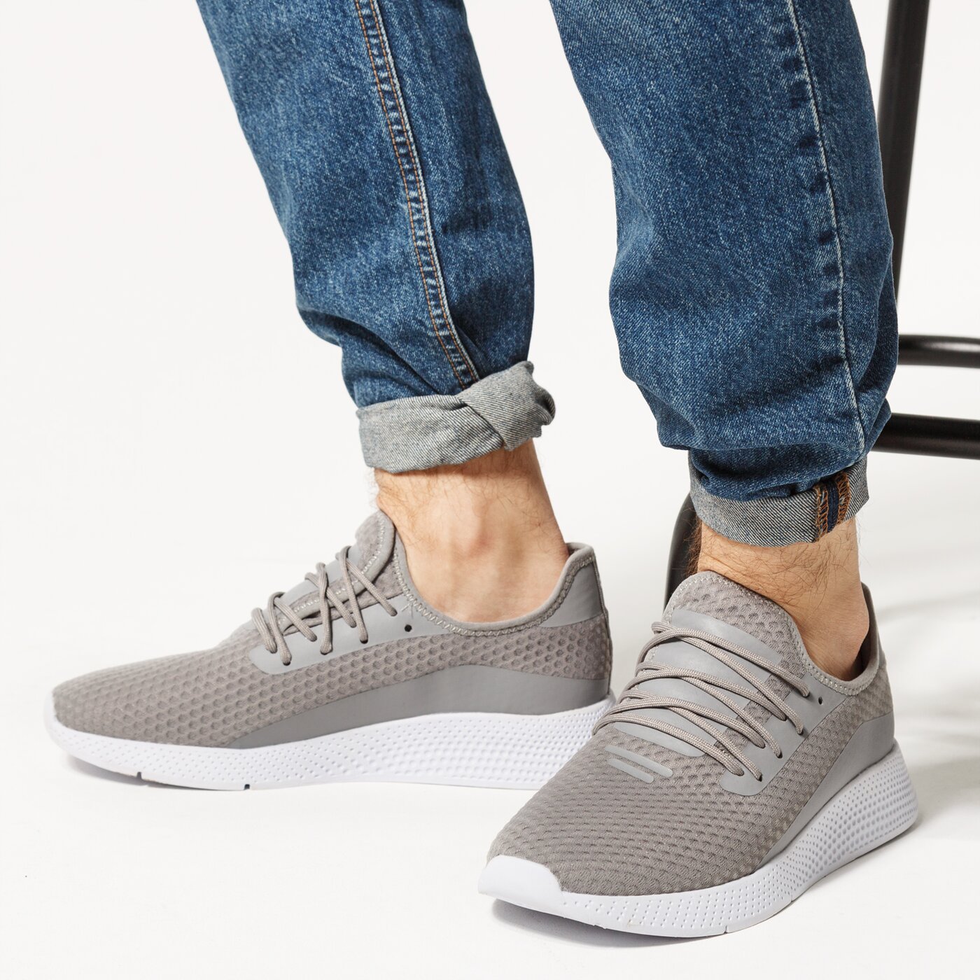 Buty sportowe męskie UP8 DEFT LITE upml120812 kolor szary