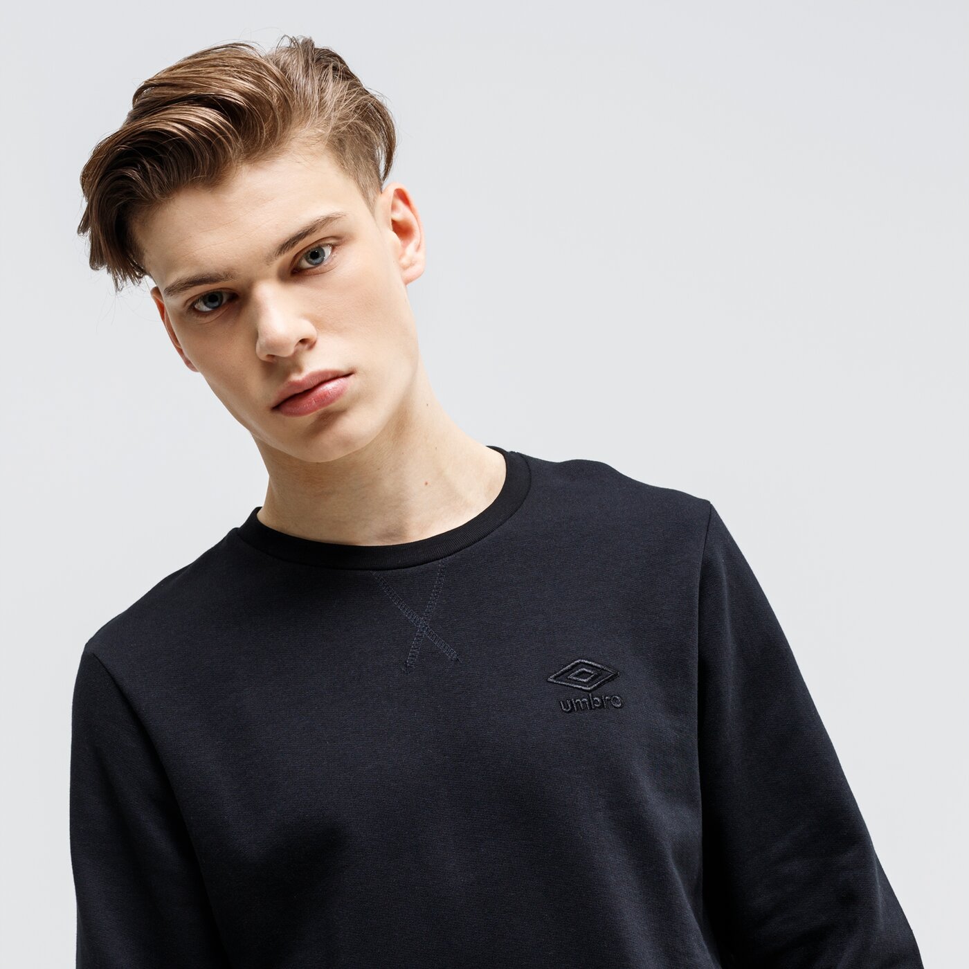 Bluza męska UMBRO BLUZA FLENO ul120blm44001 kolor czarny