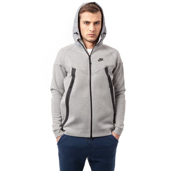 Bluza męska NIKE BLUZA TECH FLEECE WRSUPER 642958064 kolor szary