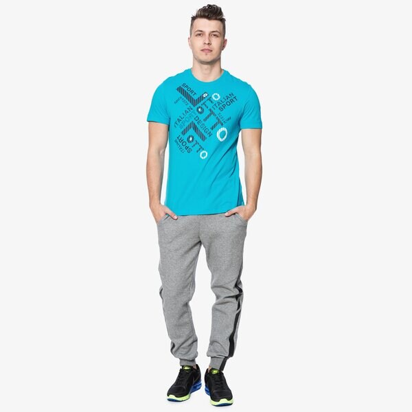 Koszulka męska LOTTO T-SHIRT L73 LOGO PLUS s6717 kolor niebieski