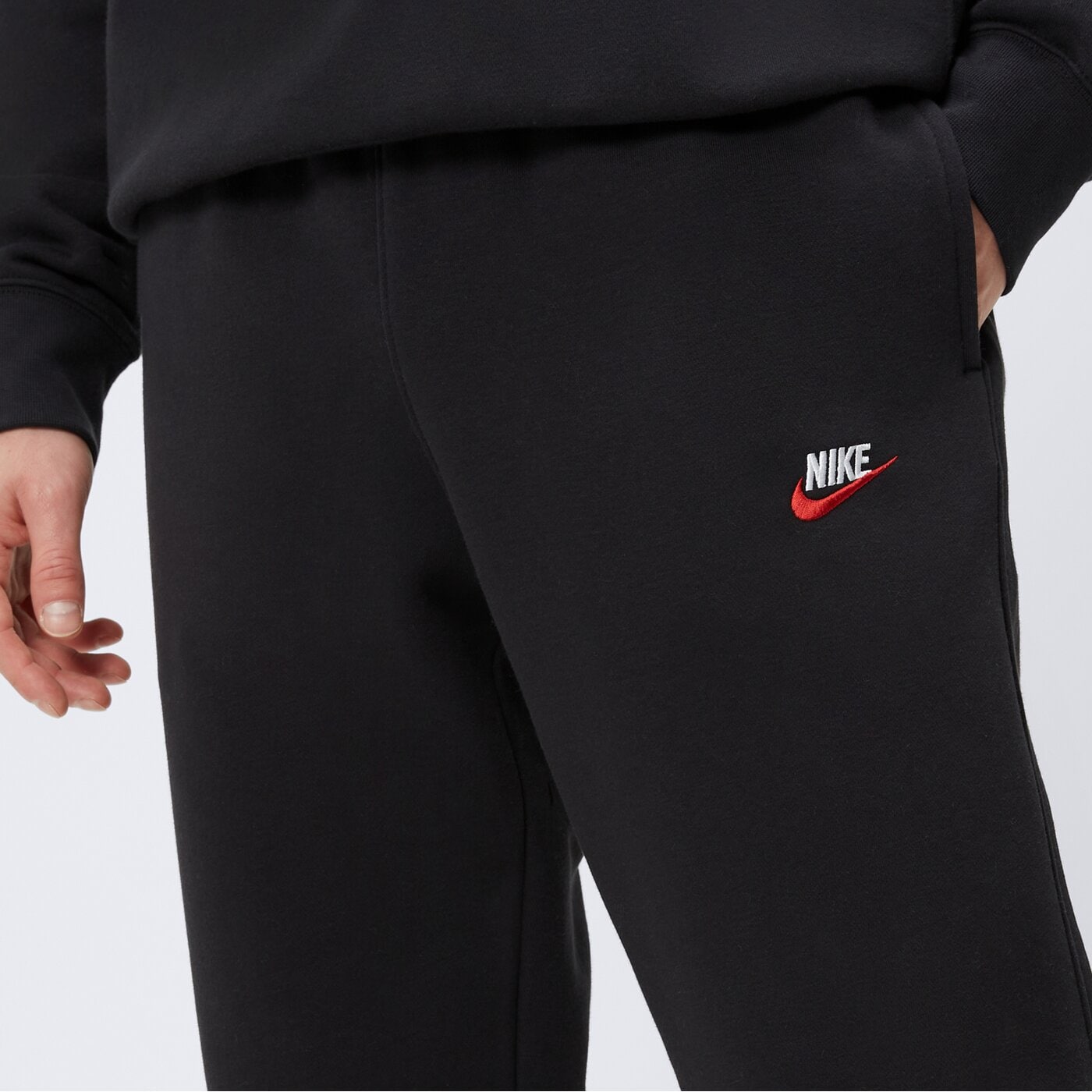 Spodnie dresowe męskie NIKE SPODNIE M NSW CLUB DT JGGR BB ESSENTIALS dq8385-012 kolor czarny