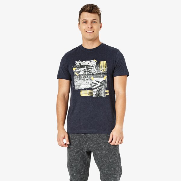 Koszulka męska UMBRO T-SHIRT SS RESULT ul38tsm56001 kolor granatowy