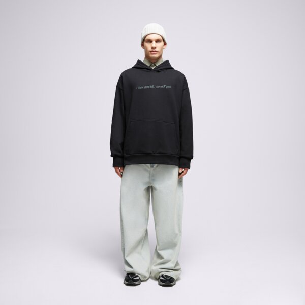 S.NOW JOB SIZEER HOODIE “I THINK I DO” BLACK si123blu50002 kolor czarny