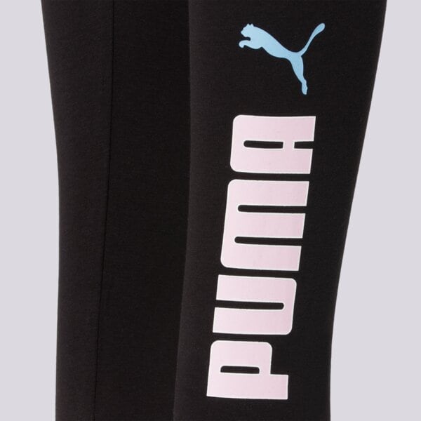 Spodnie dziecięce PUMA LEGGINGS KEY GRAPHIC LEGGINS BLACK 62299901 kolor czarny