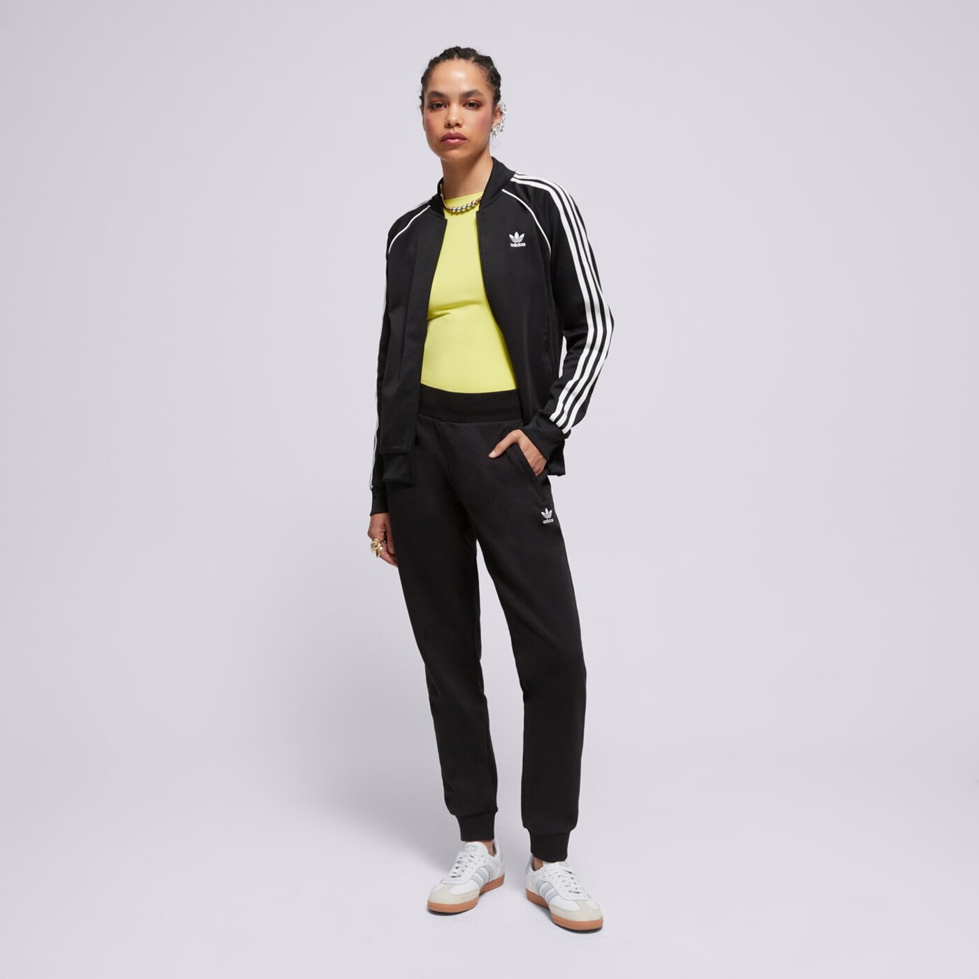 Spodnie dresowe damskie ADIDAS SPODNIE TRACK ia6457 kolor czarny