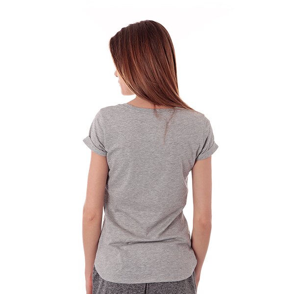 Koszulka damska NIKE T-SHIRT TEE-NO FINISH LINE 589562063 kolor szary