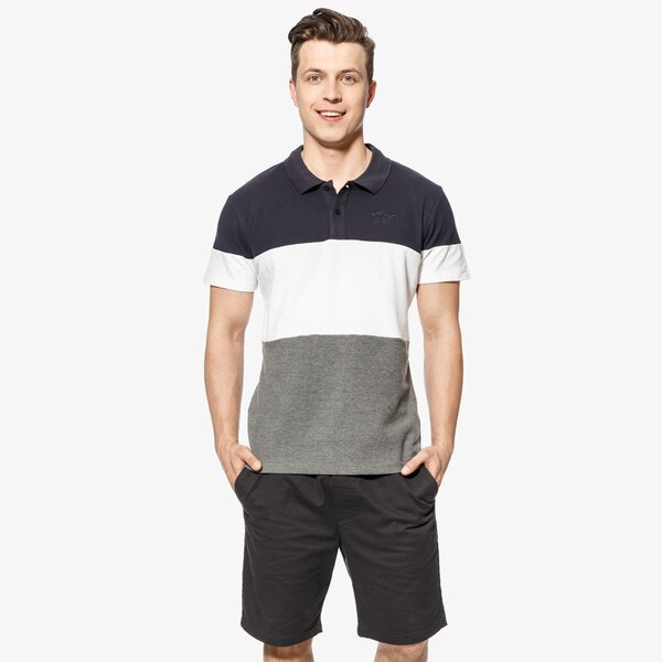 Koszulka polo męska UMBRO POLO BRUCE ul18pom05002 kolor czarny