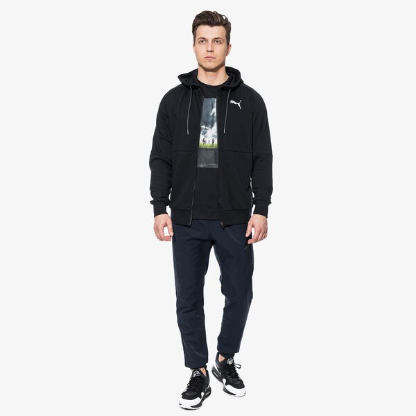 Bluza męska PUMA BLUZA ACTIVE HERO FZ HOODY 59497401 kolor czarny