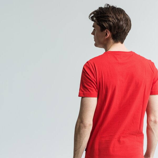 Koszulka męska PUMA T-SHIRT SS CHECK GRAPHIC 85407311 kolor czerwony