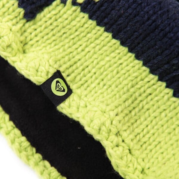 Czapka zimowa damska ROXY CZAPKA ZIMOWA FJORD BEANIE erjha00056btno kolor zielony