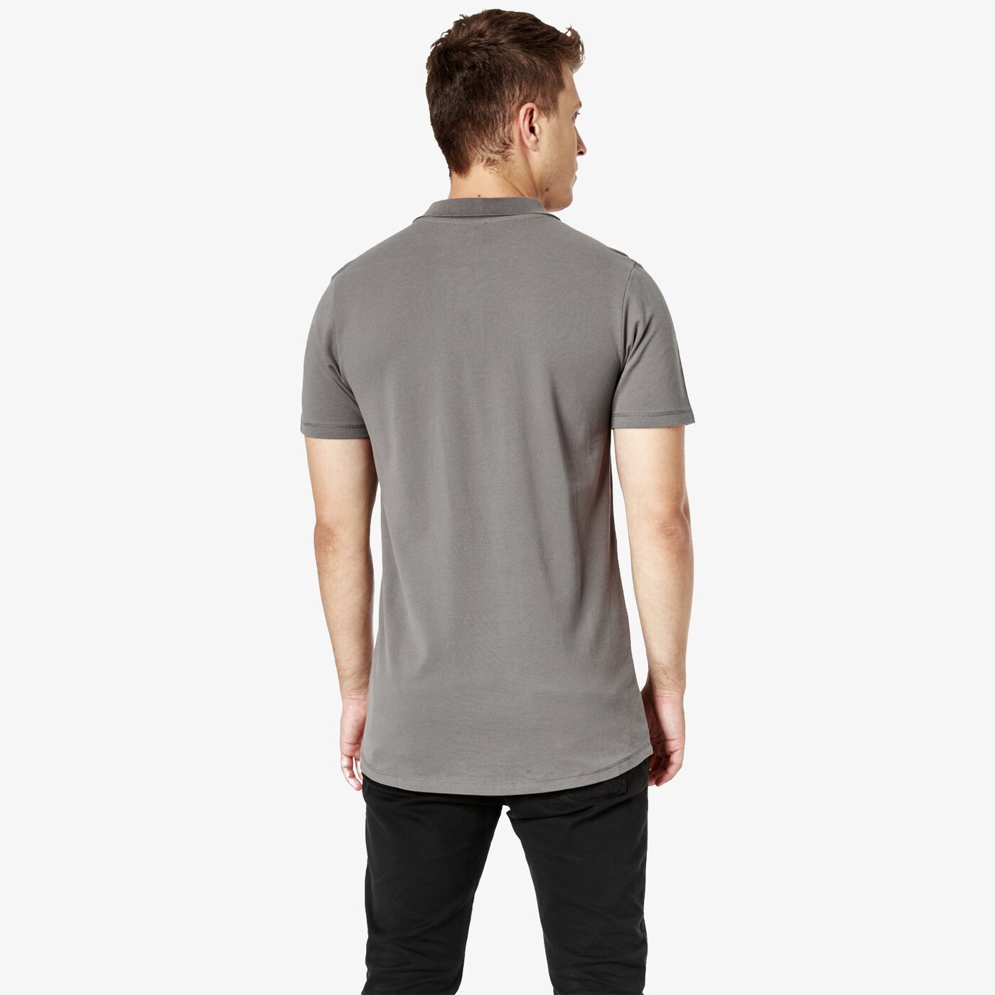 Koszulka polo męska UMBRO POLO FW PIQUE 65095u-fwv kolor szary