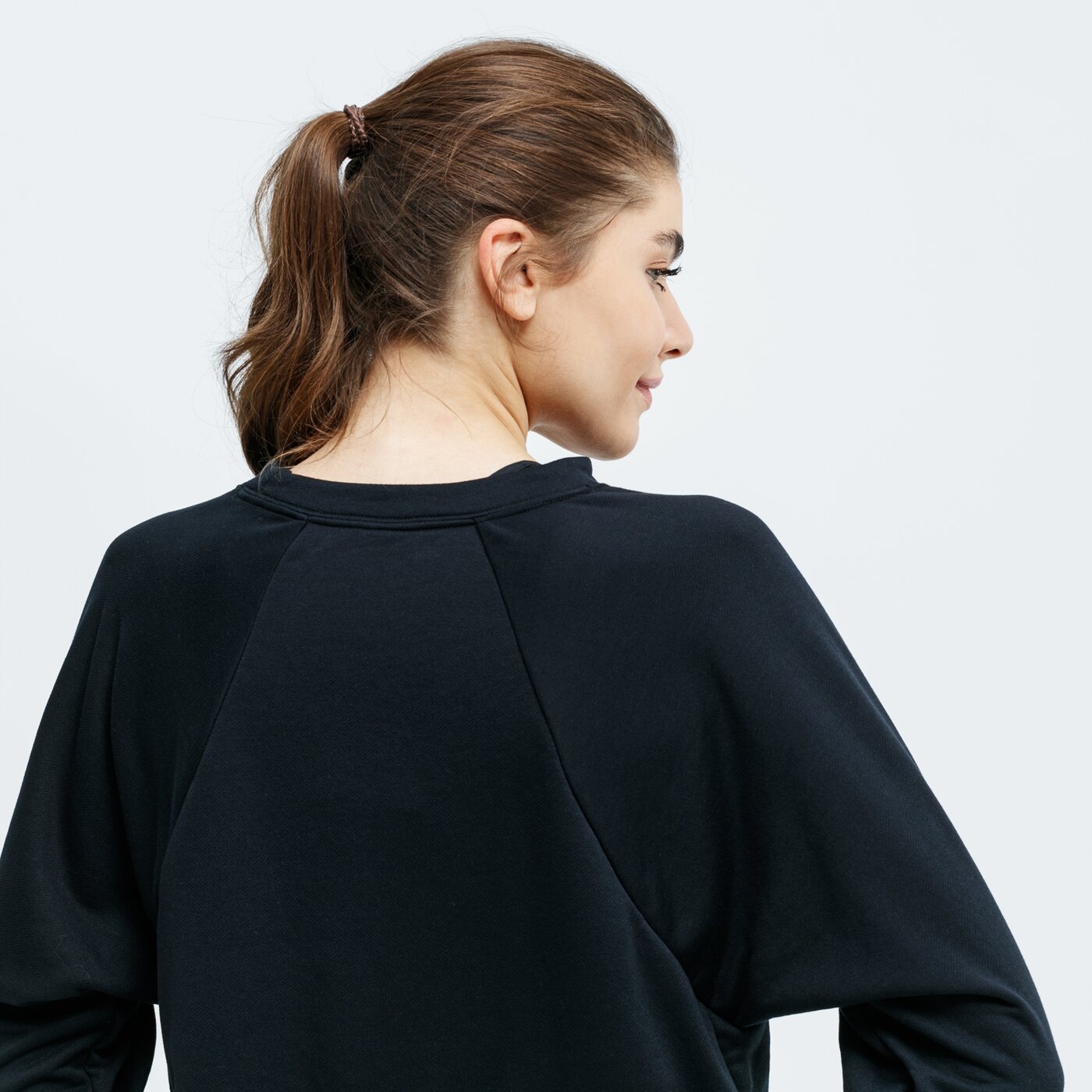 Bluza damska NIKE BLUZA W NK DRY FLC GET FIT CRW NK GX bv5059-010 kolor czarny