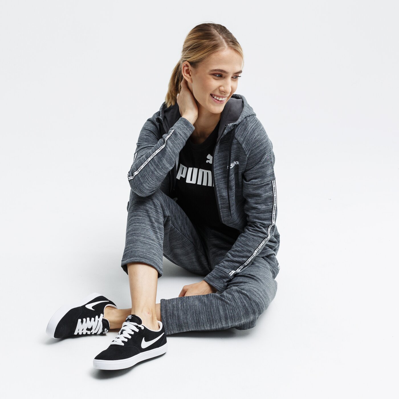 Bluza damska ADIDAS BLUZA W XPR FZ ei5506 kolor szary