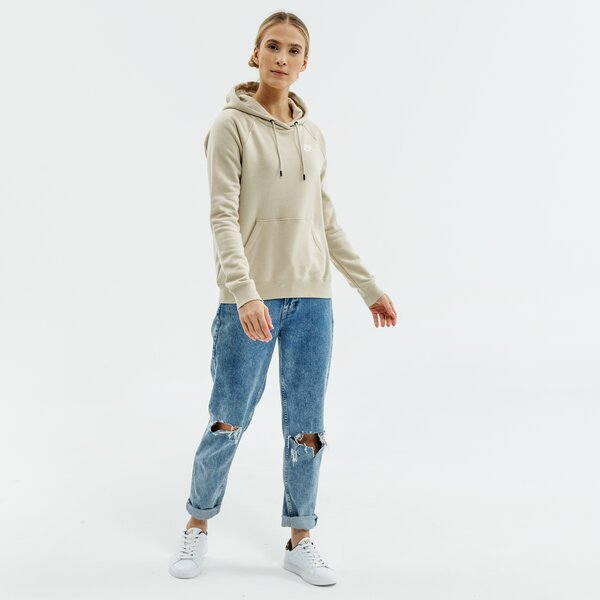 Bluza damska NIKE BLUZA Z KAPTUREM SPORTSWEAR ESSENTIAL bv4124-206 kolor beżowy