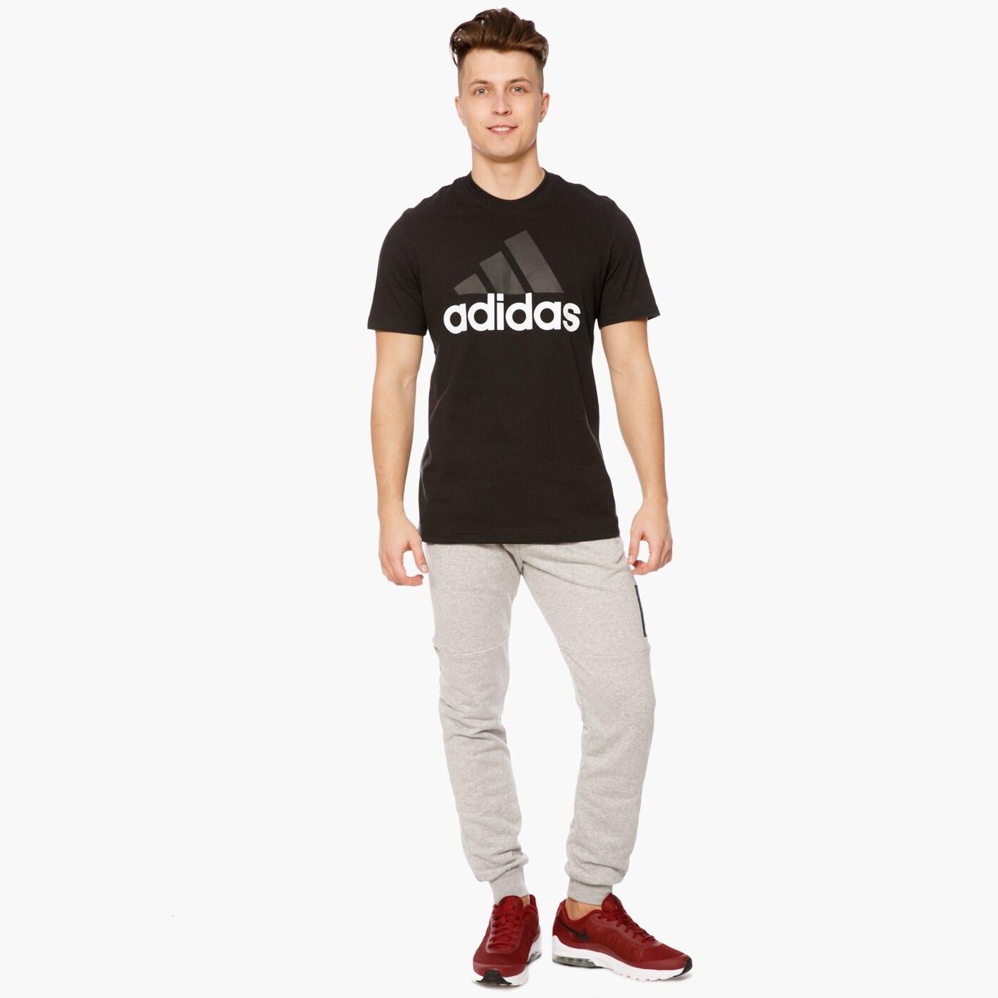 Koszulka męska ADIDAS   T-SHIRT ESS LINEAR s98731 kolor czarny