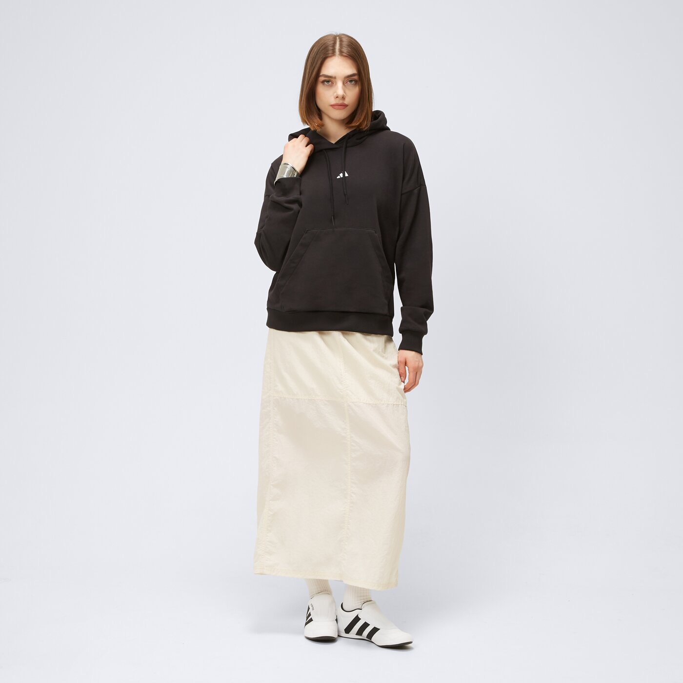 Bluza damska ADIDAS BLUZA Z KAPTUREM W SL FT HD jd7989 kolor czarny