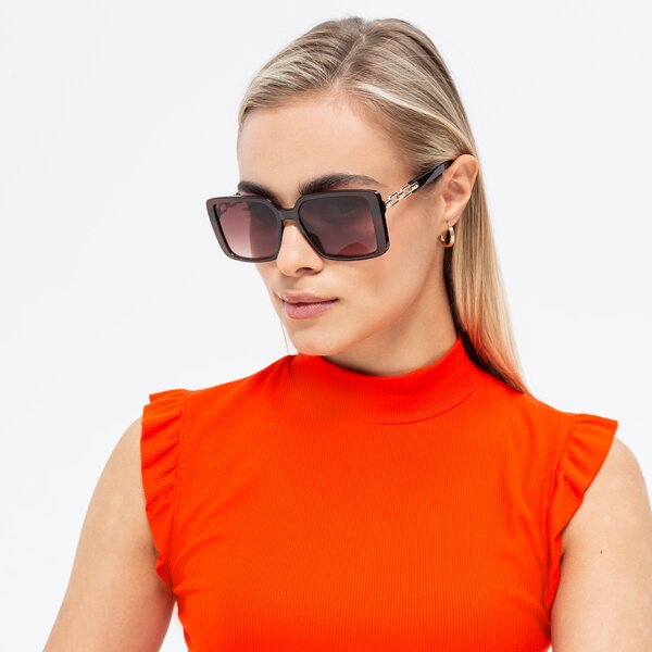 Okulary przeciwsłoneczne damskie OTO OKULARY GRANIZA C3 2280c3 kolor brązowy