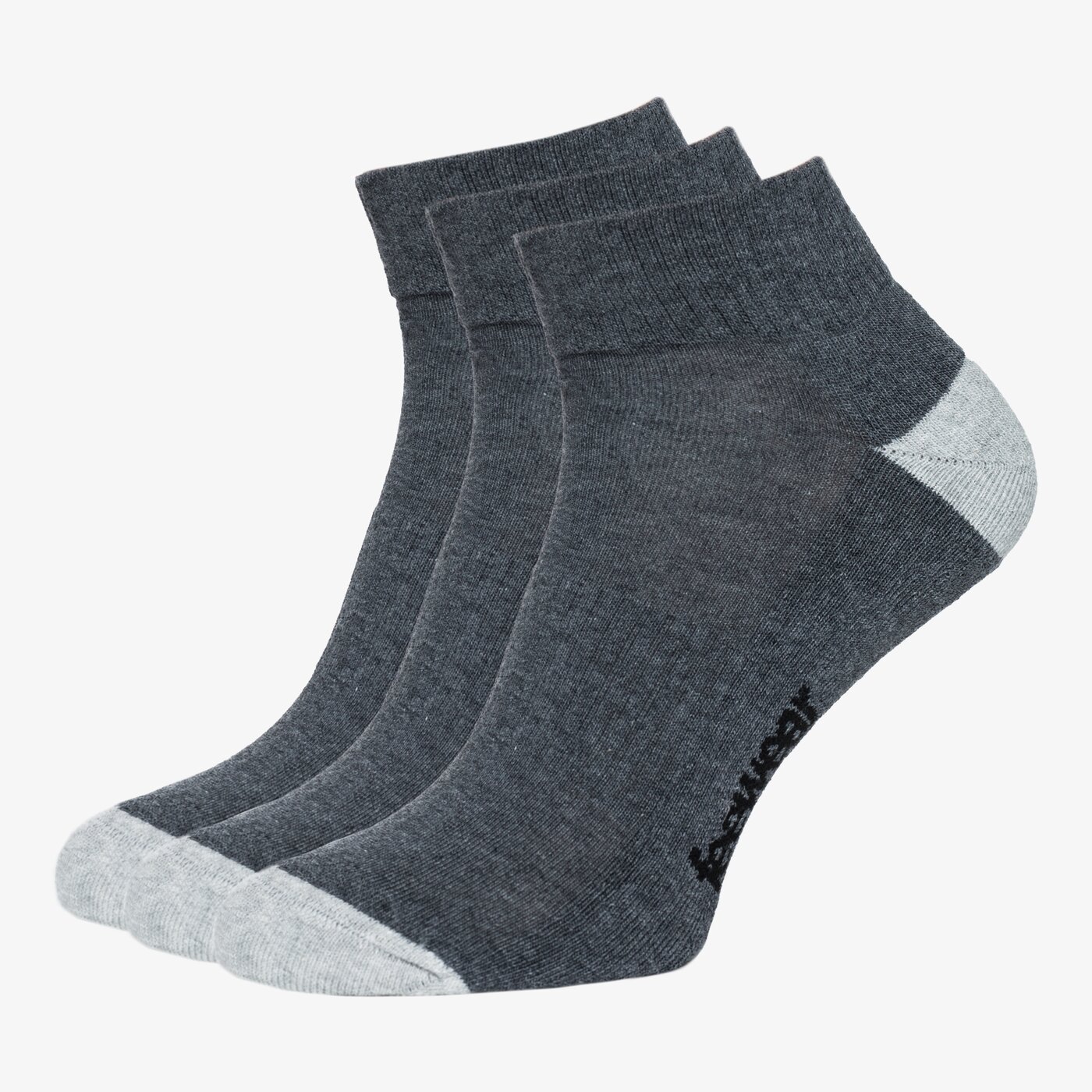 Skarpetki damskie FEEWEAR SKARPETY FR QUARTER 3PK GR fw18mz100102 kolor szary