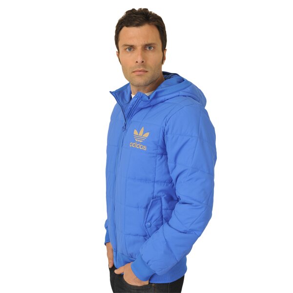 Kurtka zimowa męska ADIDAS KURTKA AC PADDED JACKET o57774 kolor niebieski