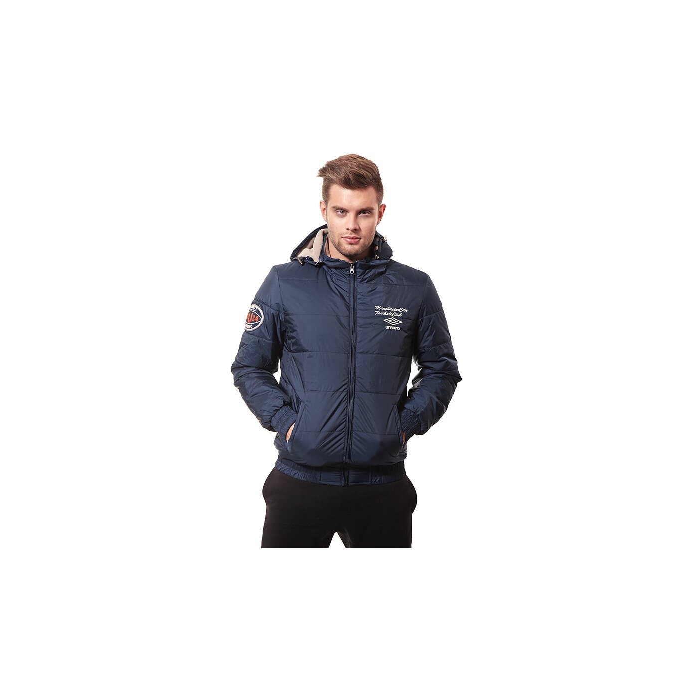 Kurtka zimowa męska UMBRO KURTKA TOLEDO ul34kum06001 kolor granatowy