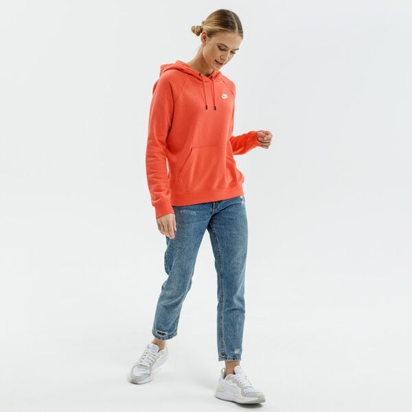 Bluza damska NIKE BLUZA Z KAPTUREM SPORTSWEAR ESSENTIAL bv4124-815 kolor koralowy