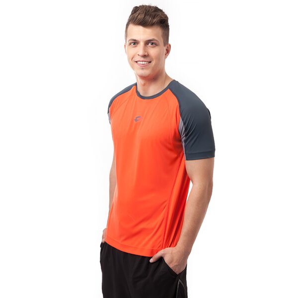 Koszulka męska LOTTO T-SHIRT STORMRIDE r4404 kolor pomarańczowy