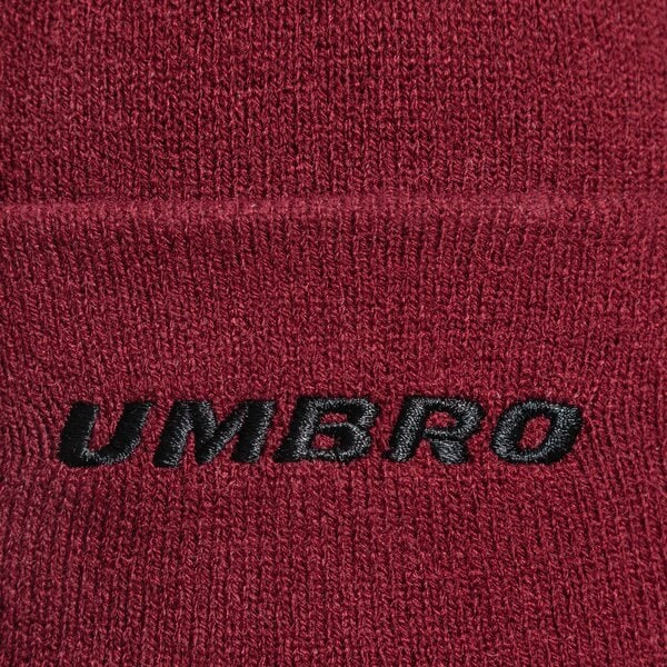 Czapka zimowa damska UMBRO CZAPKA LOGO 66136u-lbe kolor bordowy