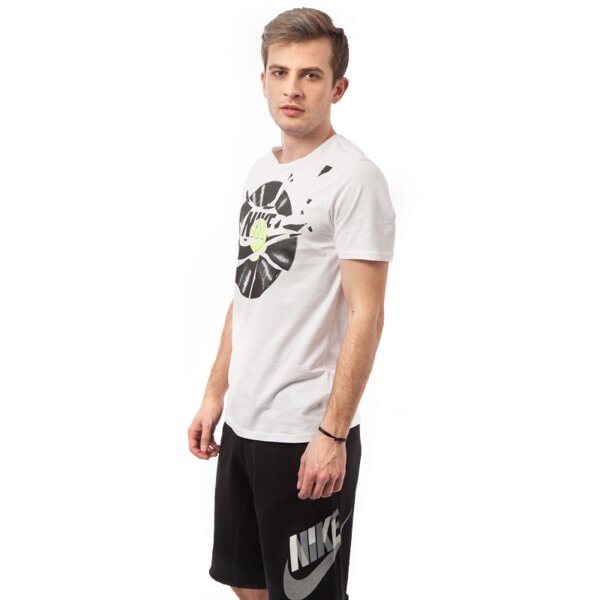 Koszulka męska NIKE T-SHIRT BREAKING RECORDS 799040100 kolor biały