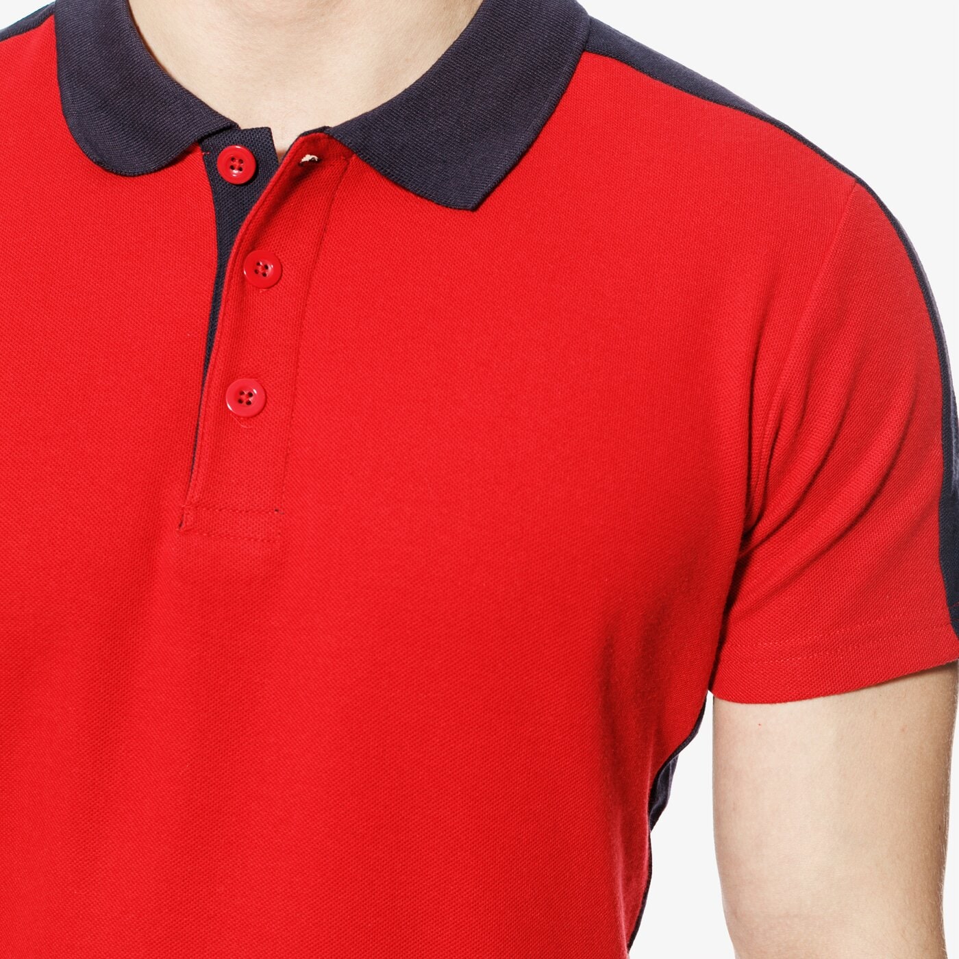 Koszulka polo męska LOTTO POLO ROLLER lo18pom01002 kolor czerwony