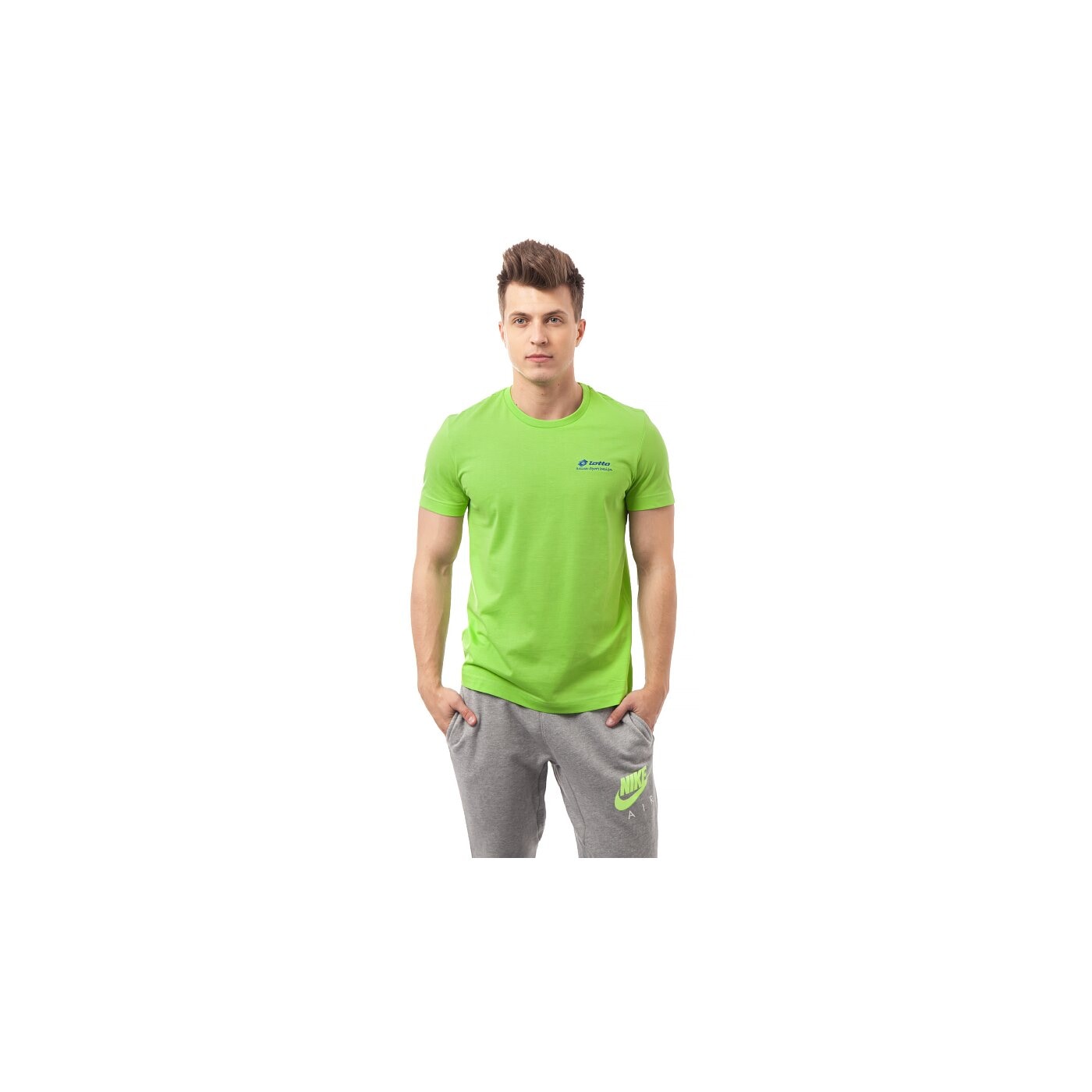 Koszulka męska LOTTO T-SHIRT BRETT BS r4617 kolor zielony
