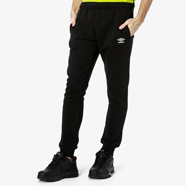 Spodnie dresowe męskie UMBRO SPODNIE FW TAPERED FLEECE 65361u-060 kolor czarny