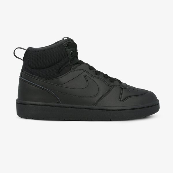 Buty dziecięce NIKE COURT BOROUGH MID 2 BOOT (GS) bq5440-001 kolor czarny