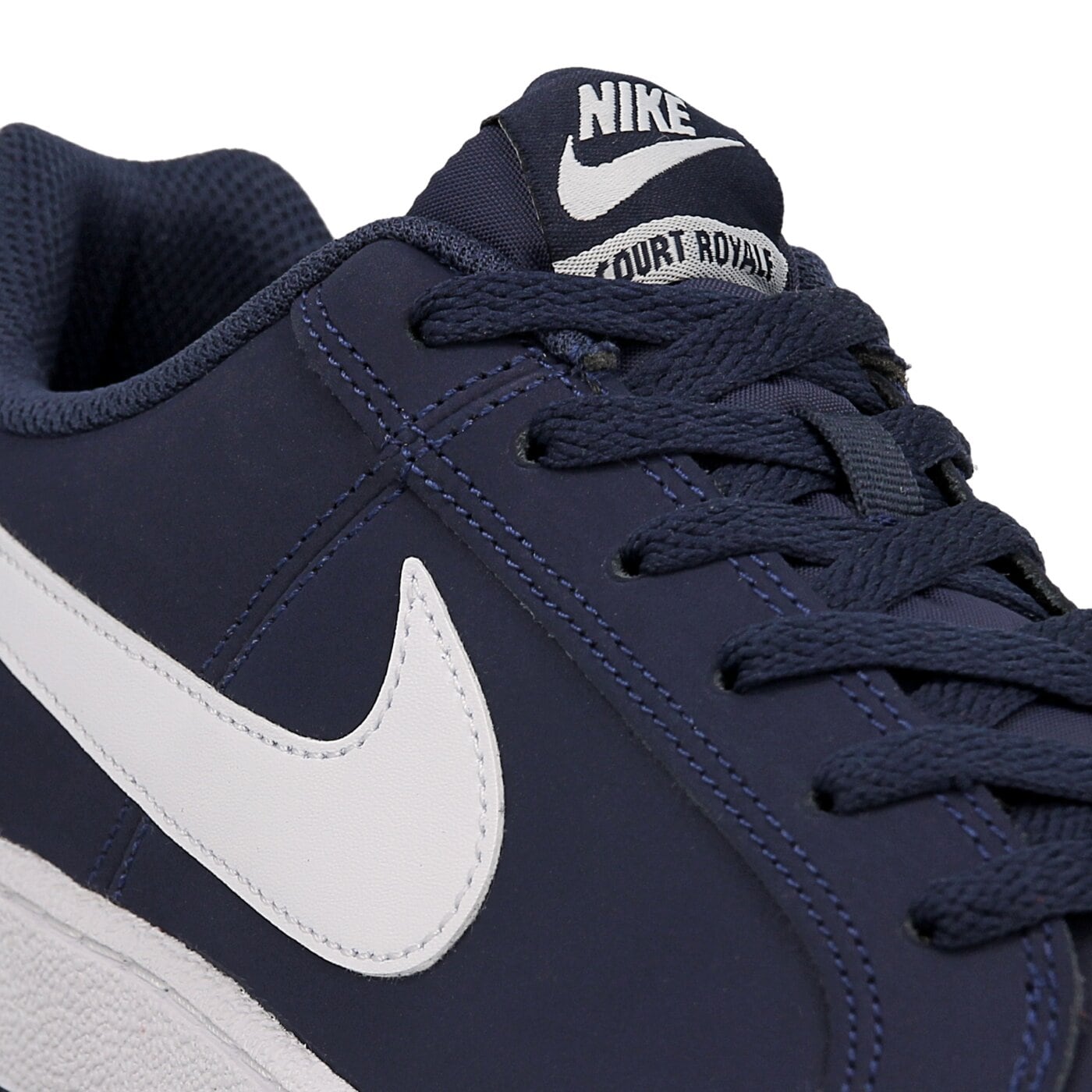 Buty sportowe męskie NIKE COURT ROYALE NUBUCK 819801410 kolor granatowy