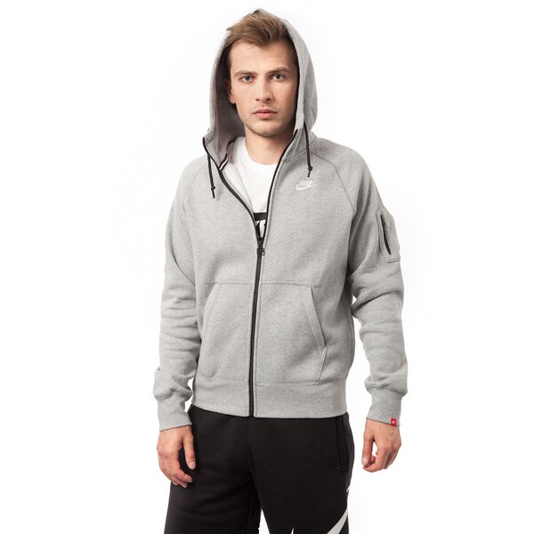 Bluza męska NIKE BLUZA AW77 FZ HOODY 598759063 kolor szary
