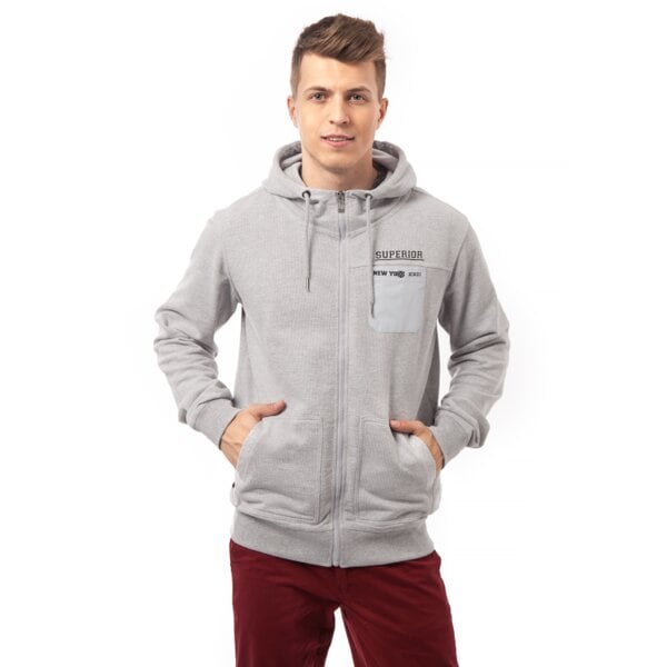 Bluza męska CONFRONT BLUZA OPTON cf15blm89001 kolor szary