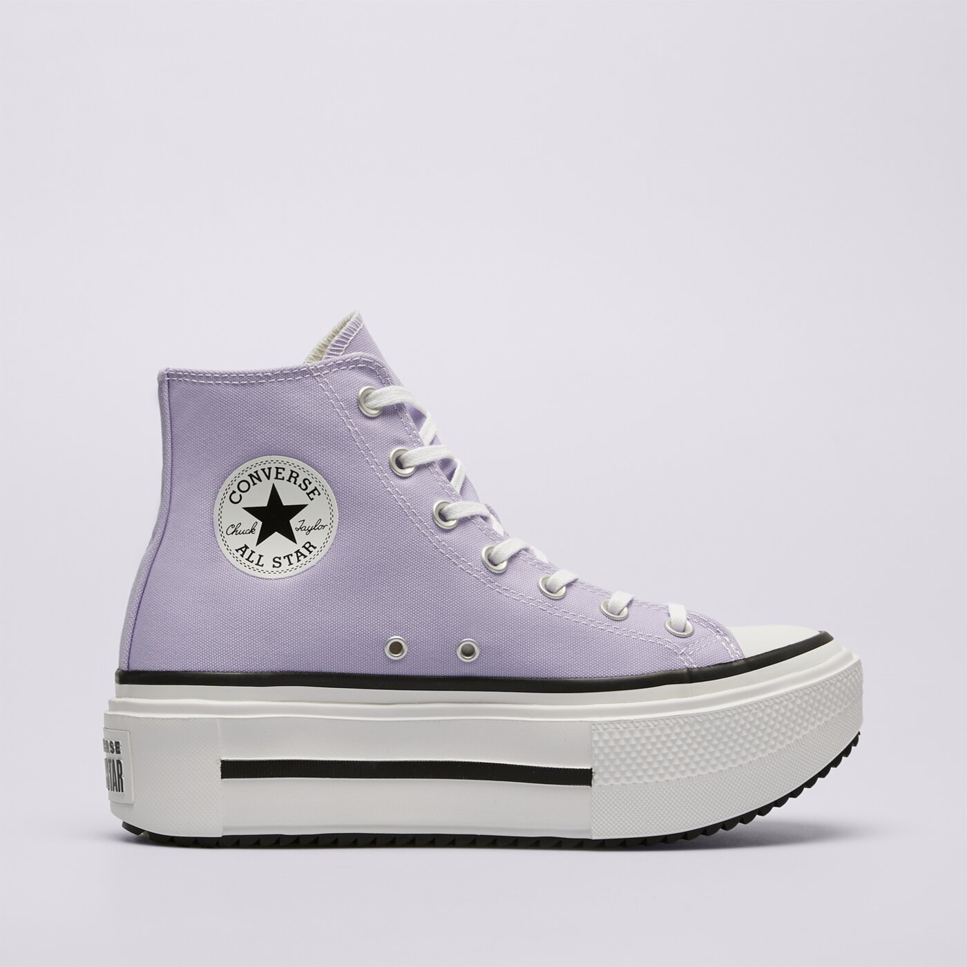 Buty sportowe damskie CONVERSE CHUCK TAYLOR ALL STAR LIFT DOUBLE STACK a15206c kolor fioletowy
