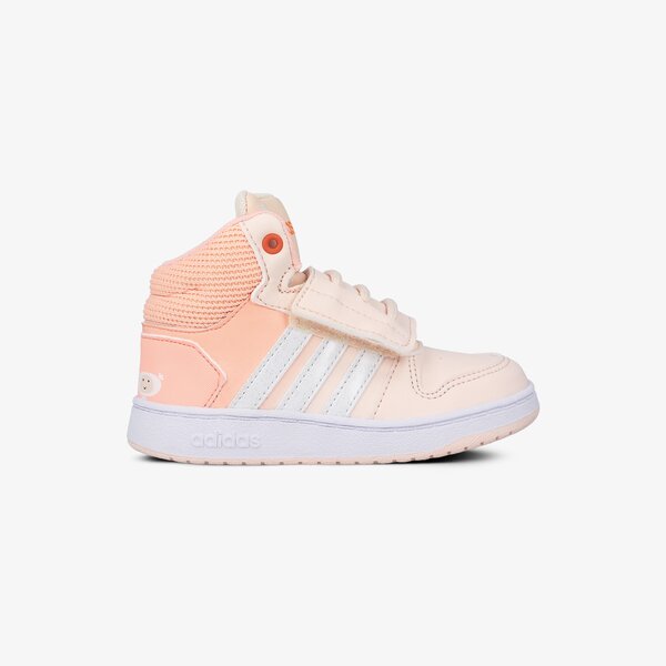 Buty dziecięce ADIDAS HOOPS MID 2.0 I fw4924 kolor różowy