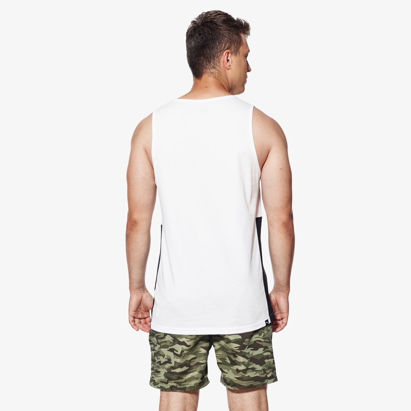 Koszulka męska PUMA T-SHIRT SS SUMMER REBEL 85009902 kolor biały