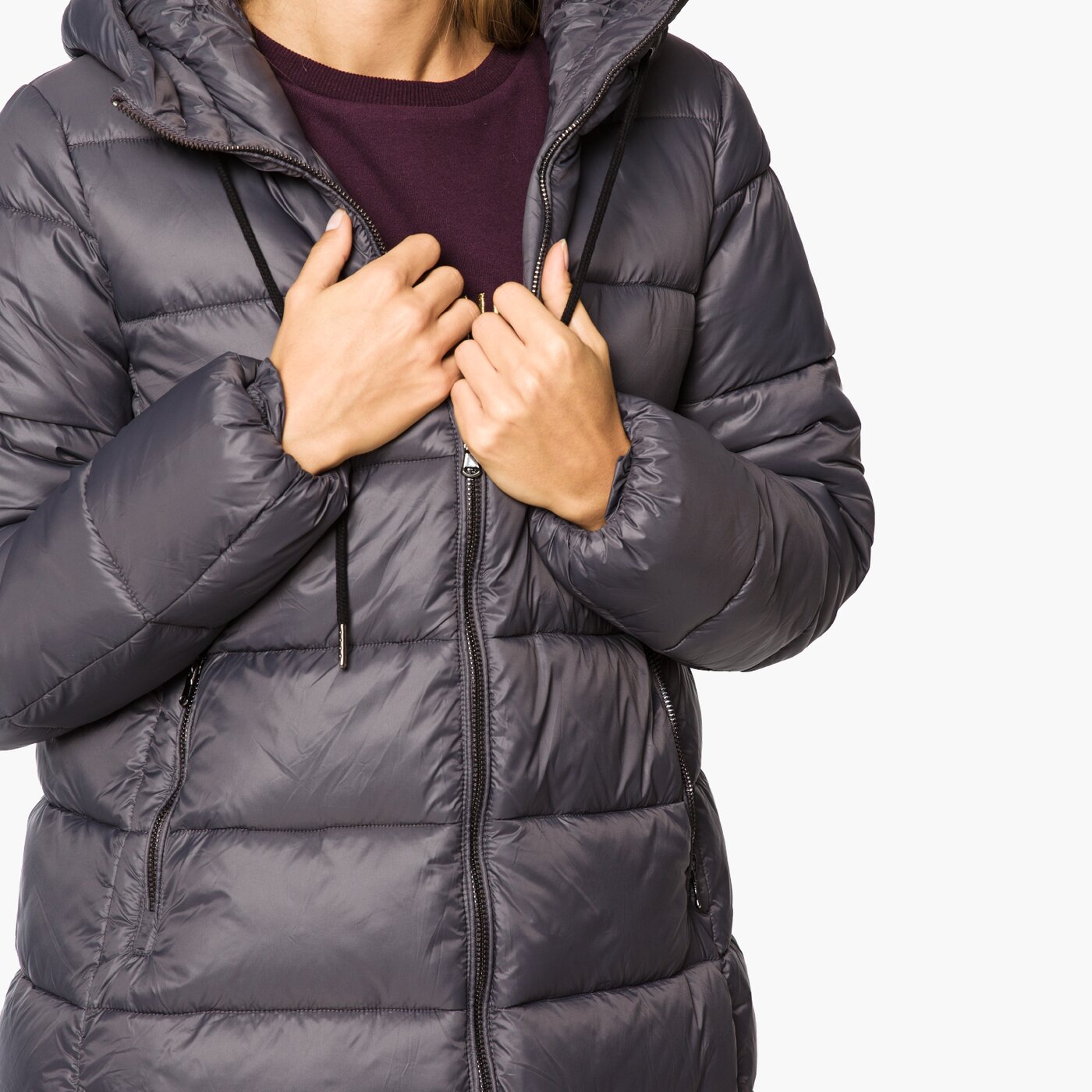 Kurtka zimowa damska UMBRO KURTKA BIRRA ul37kud27001 kolor szary