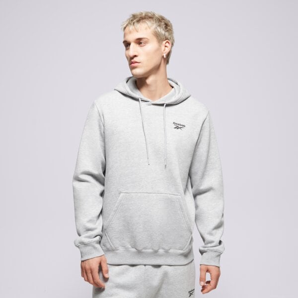 Bluza męska REEBOK BLUZA Z KAPTUREM NOAH SMALL LOGO 100240569 kolor szary