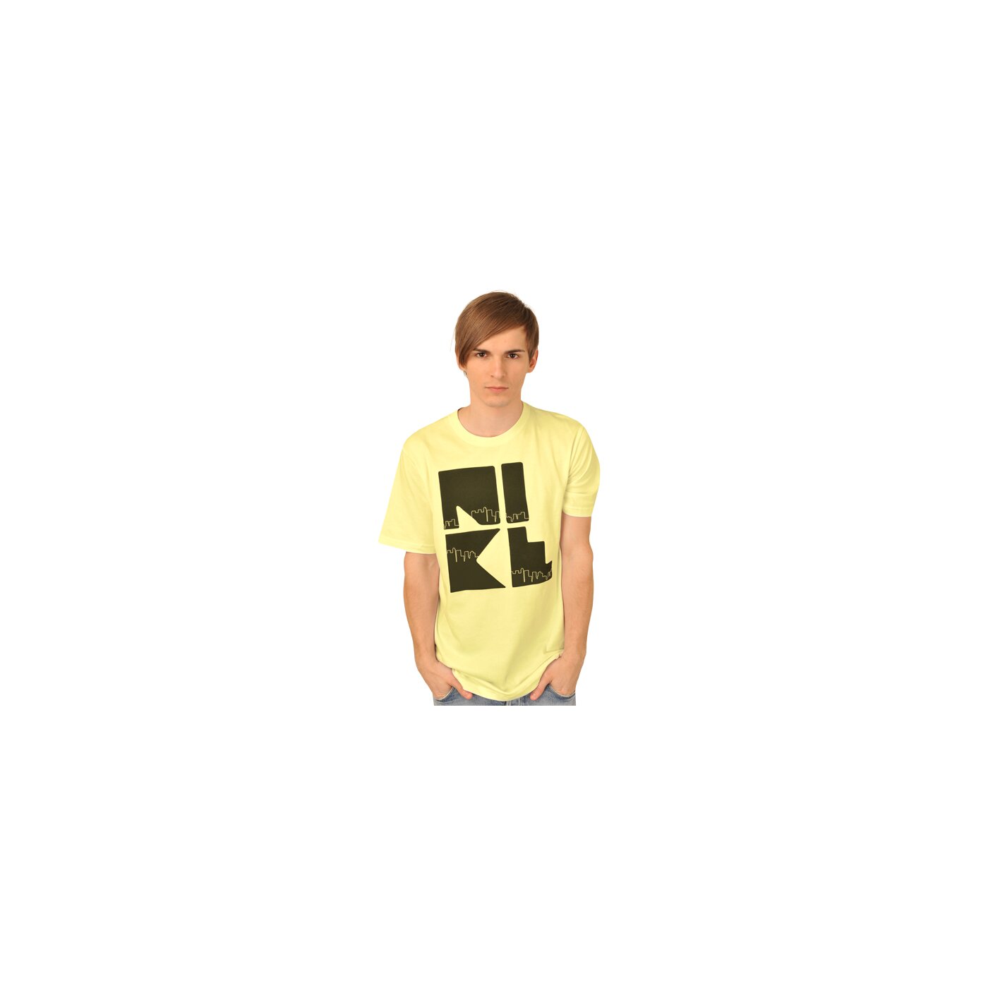 Koszulka męska NIKE T-SHIRT CITY NIKE YELLOW 413683704 