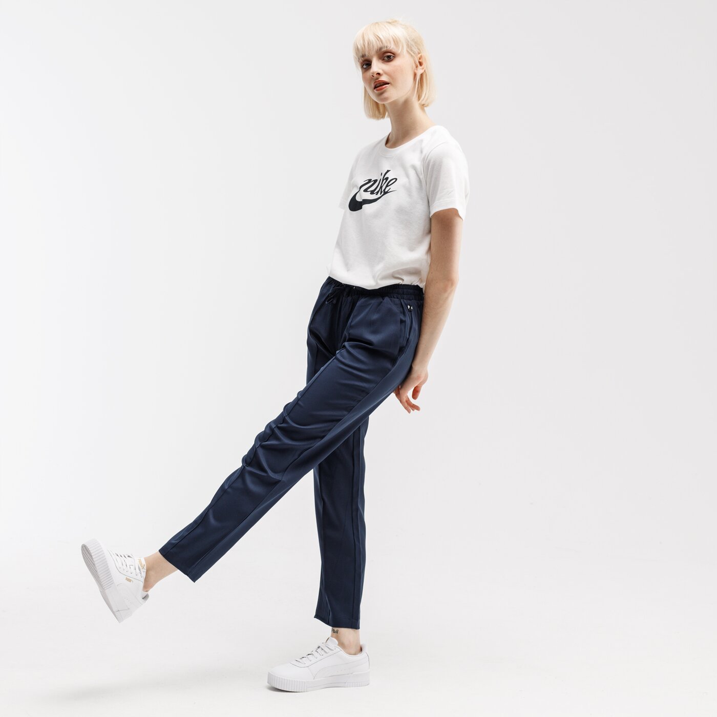 Spodnie dresowe damskie LOTTO SPODNIE PANADA lo120spd09001 kolor granatowy