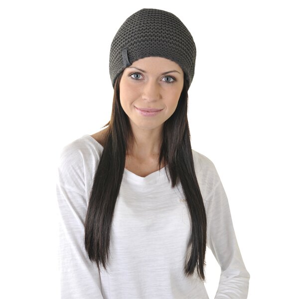 Czapka zimowa damska REEBOK CZAPKA Z BEANIE II GRAVEL w36798 kolor szary