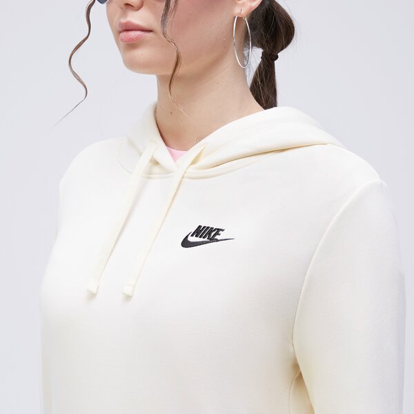 Bluza damska NIKE BLUZA Z KAPTUREM W NSW CLUB FLC STD PO dq5793-113 kolor beżowy