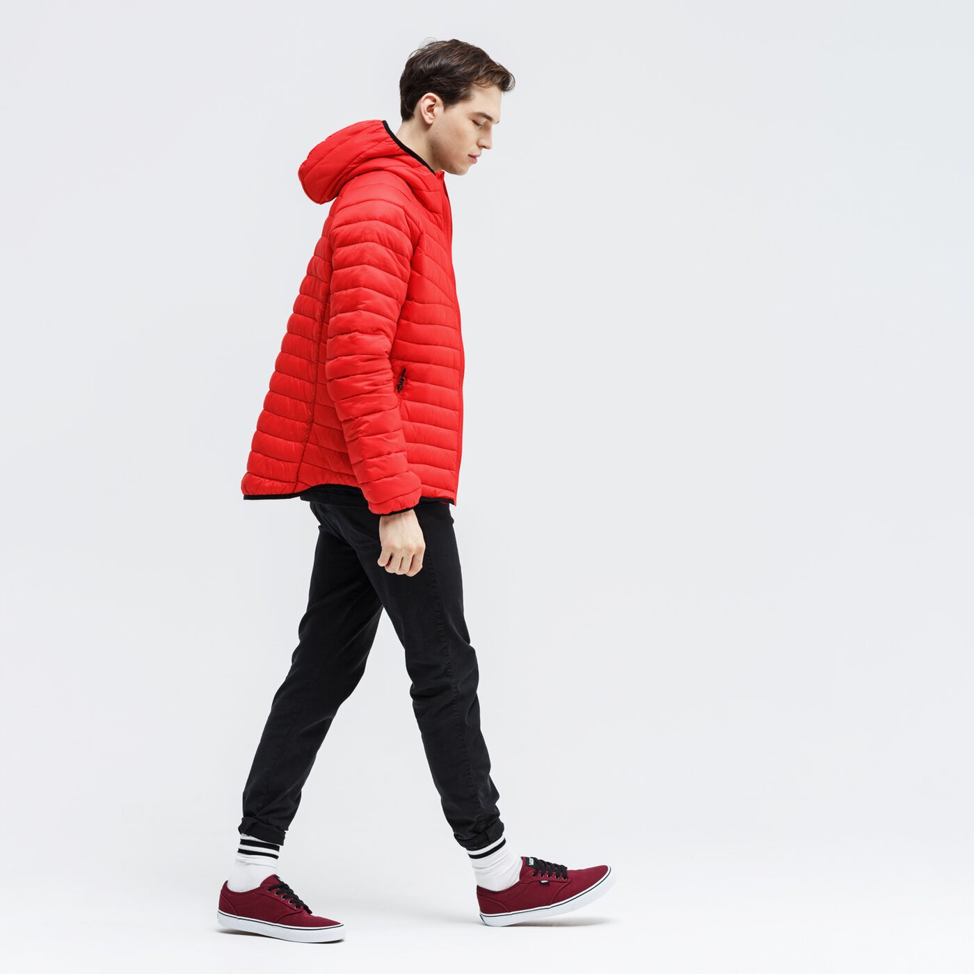 Kurtka zimowa męska UMBRO KURTKA STEEL ul39kum43001 kolor czerwony