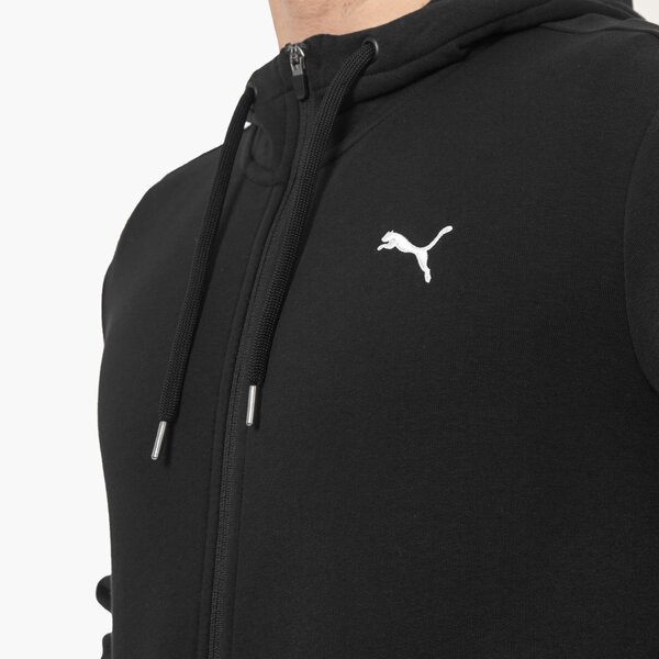 Bluza męska PUMA BLUZA ESS FZ HOODY TR 83837101 kolor czarny