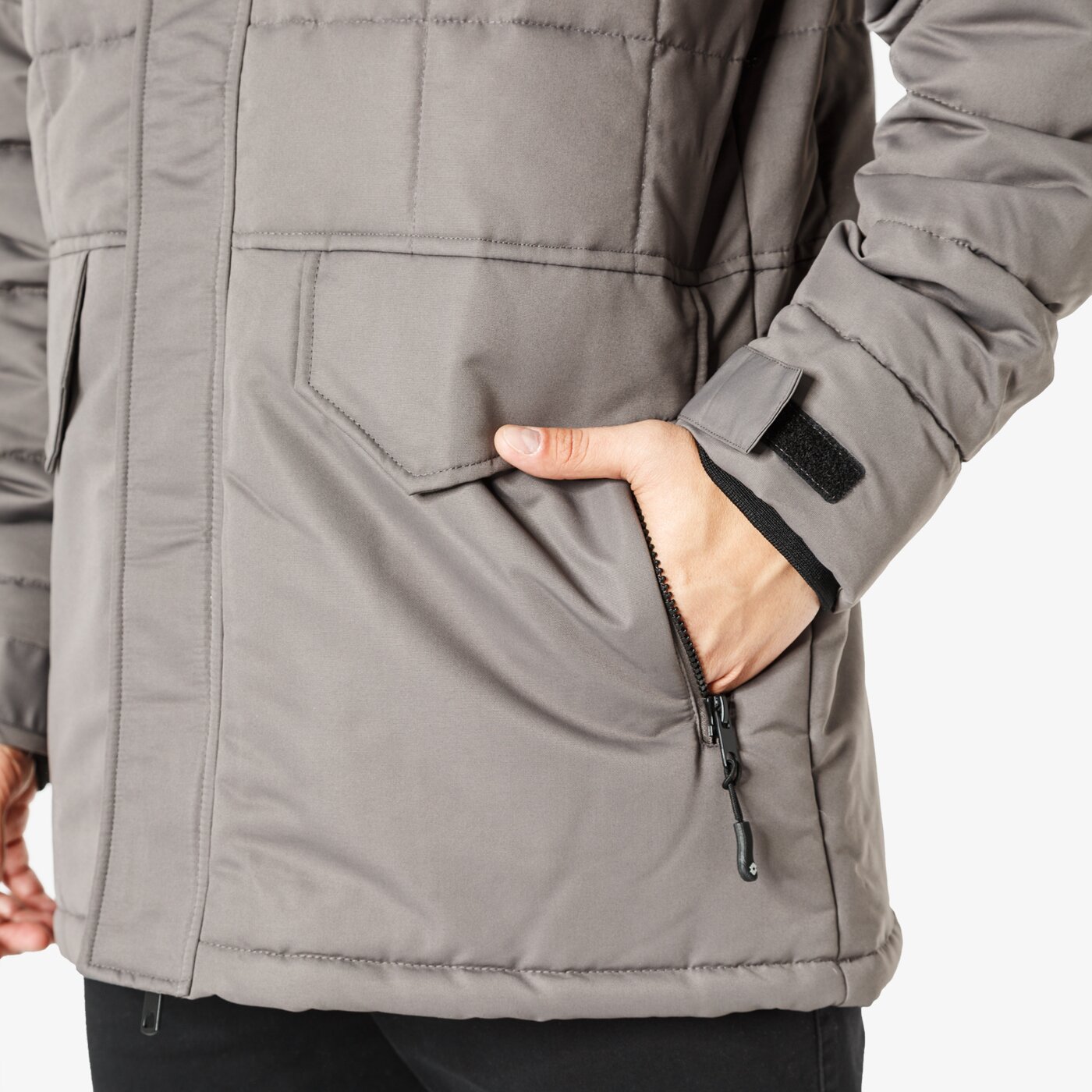 Kurtka zimowa męska LOTTO KURTKA NEPTUNE lo38kum21001 kolor szary