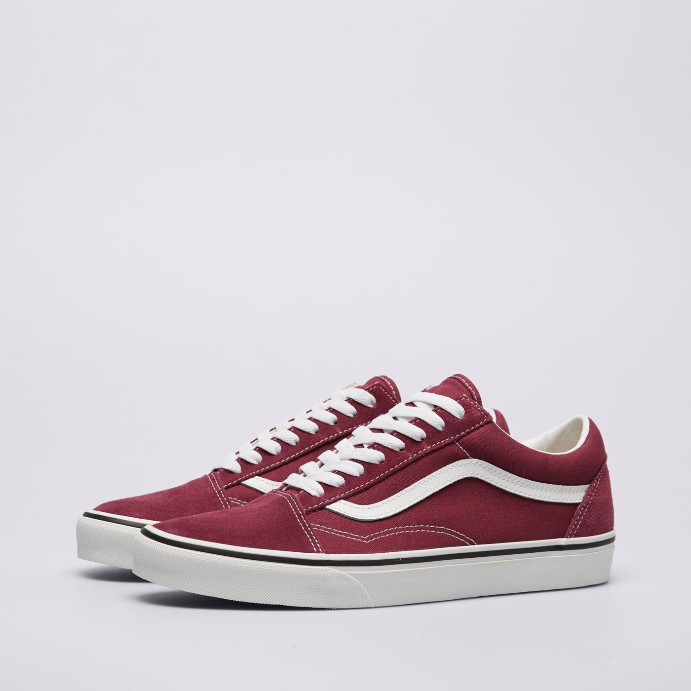 Buty sportowe męskie VANS OLD SKOOL  vn000cr5zcf kolor bordowy