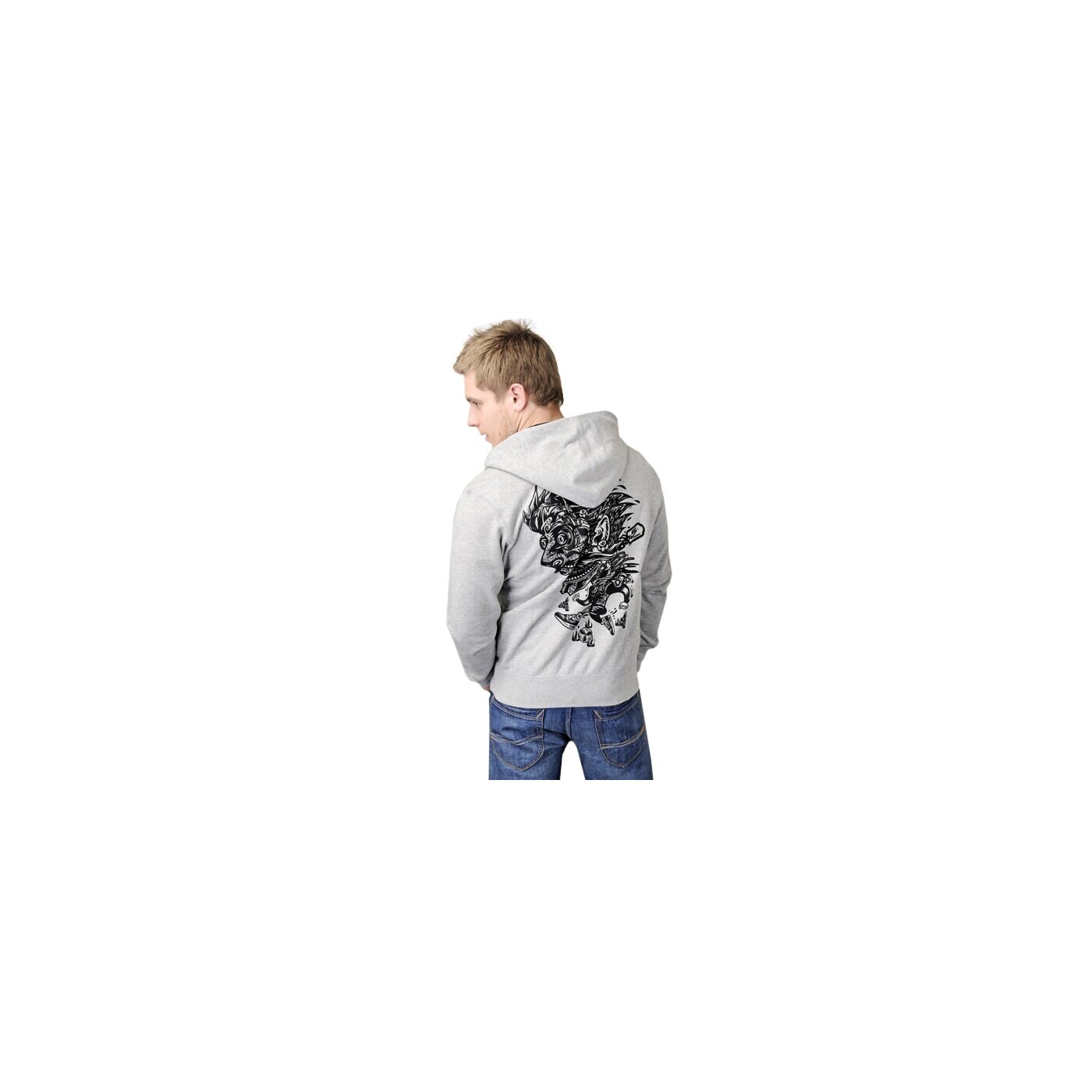 Bluza męska NIKE BLUZA RUN   TILL DEAD FULL ZIP 405136063 