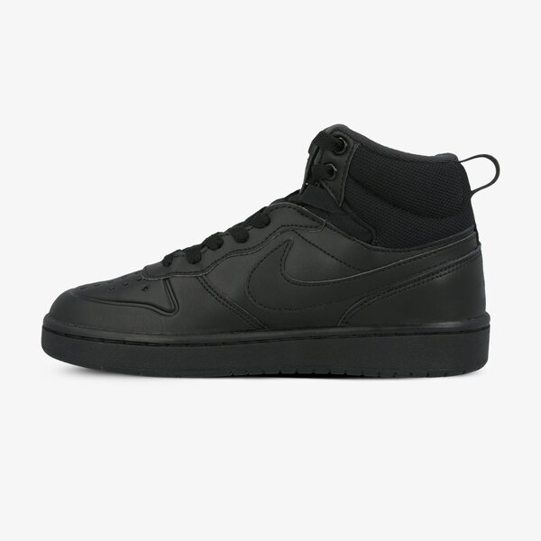 Buty dziecięce NIKE COURT BOROUGH MID 2 BOOT (GS) bq5440-001 kolor czarny